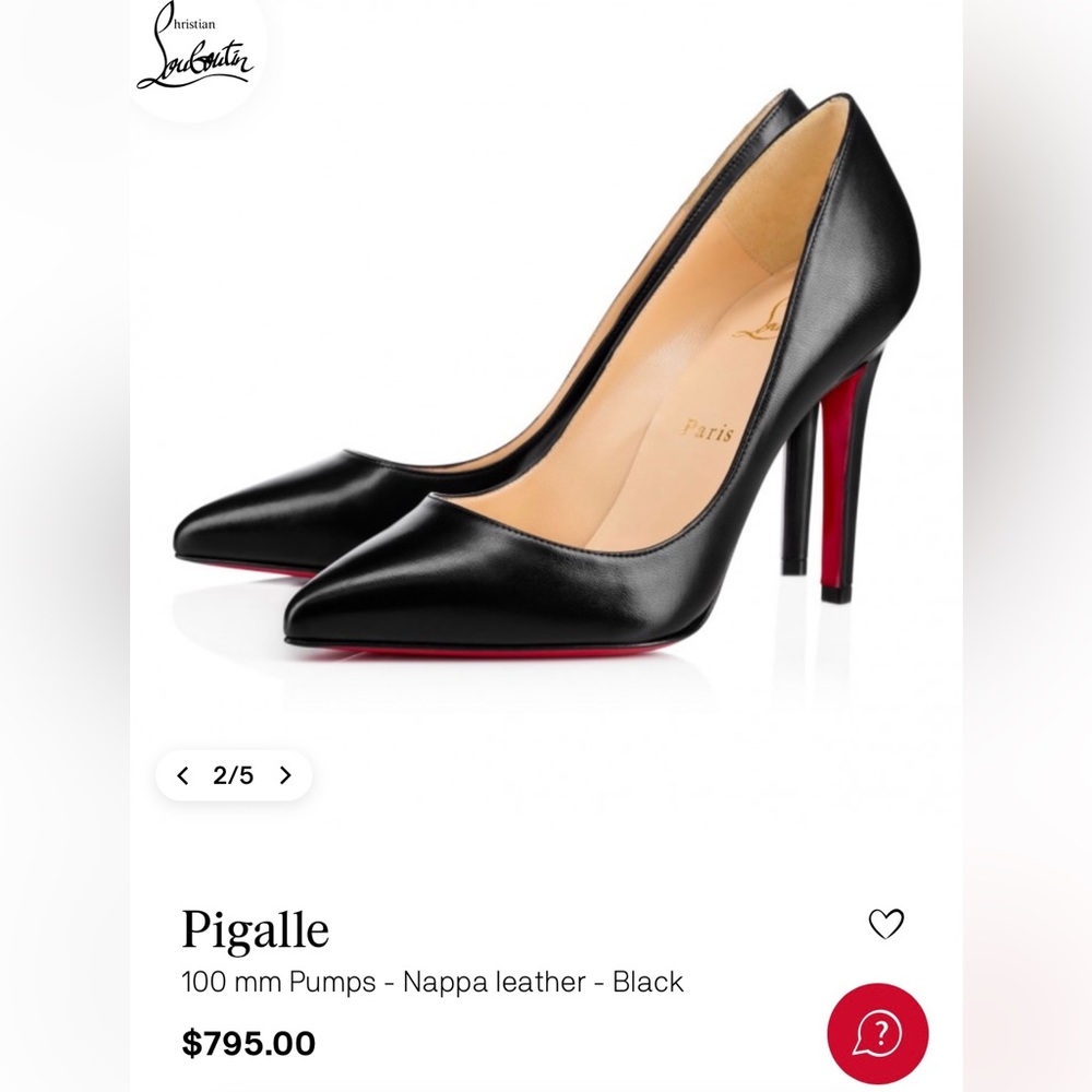 Christian Louboutin black pumps